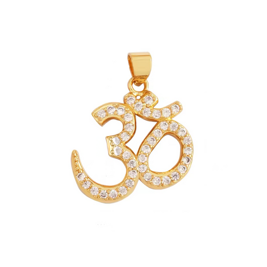 Universal Om Pave Charm - Inner Peace